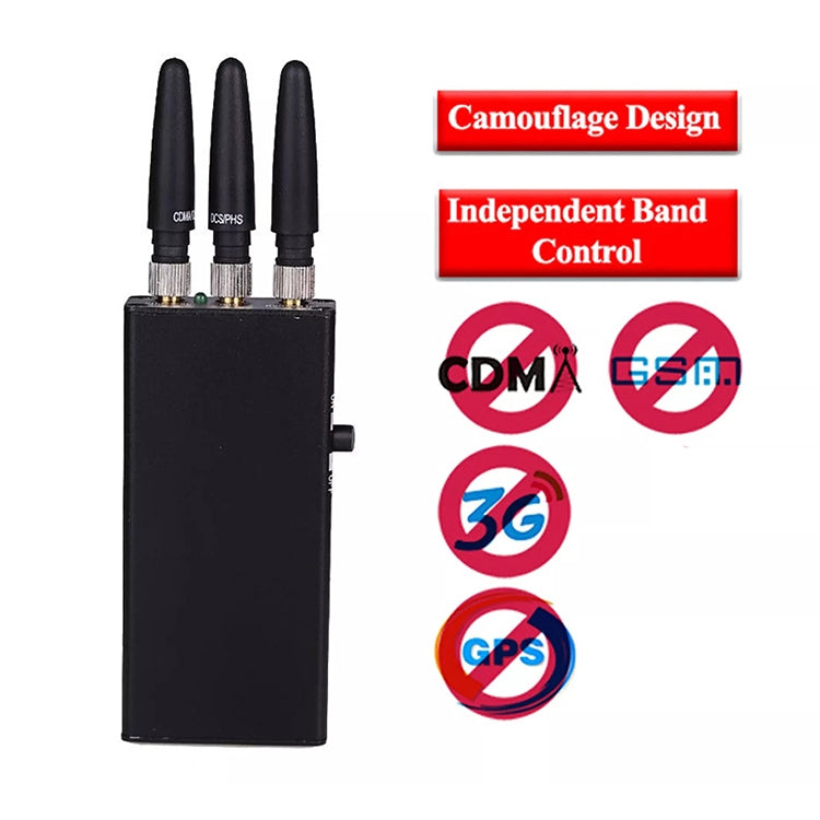 JAX-110B Mini Portable GSM/CDMA/DCS/PHS/GPS Cell Phone Signal Jammer (Coverage: 1-5m) JAX-110B Mini Portable GSM/CDMA/DCS/PHS/GPS Cell Phone Signal Jammer (Coverage: 1-5m)